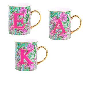 Lilly Pulitzer Initial mug